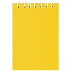 Блокнот  7*10см  60л пластиковая обложка ассорти на гребне