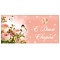 открытка-конверт optima "с днём свадьбы! розы и бабочки"