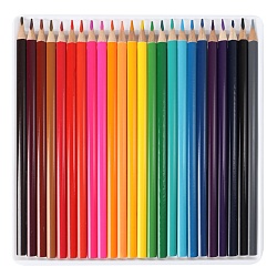 карандаши 24цв трехгранный корпус "роботы"