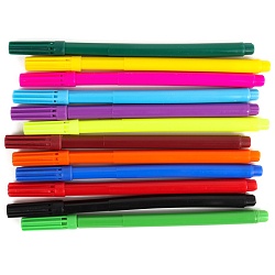 фломастеры 12цв  на водной основе