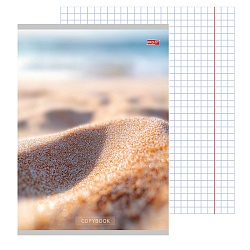 тетрадь  а4  96л кл. "песок в макросъемке"