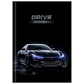 Книжка записная  А7  48л "Чёрный автомобиль-19" 7БЦ, глянц.лам.