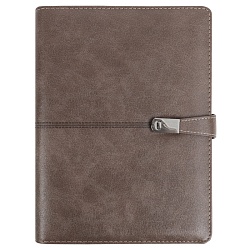 ежедневник а5 недатиров. 100л обложка кож.зам. на кольцах с магнитной застёжкой