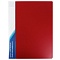 папка с пружинным скоросшивателем и карманом а4 красная