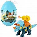 Динозавр Трицератопс в яйце голубом. Игрушка