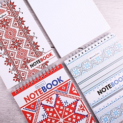 Блокнот 10*14см  60л  "Орнаменты" на гребне