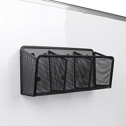 органайзер магнитный металлический 3 отделения чёрный