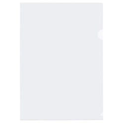 папка-уголок а4 100мкм прозрачная  стамм