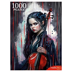пазлы 1000 элементов девушка с виолончелью