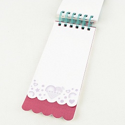 Блокнот  9*22см 180л "Мороженое" на спирали пайетки