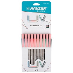 ручка гелевая красная uv hauser