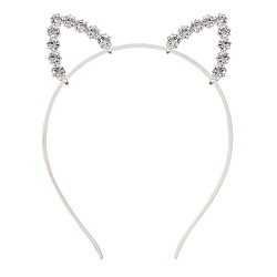 ободок бежевый для волос с ушками