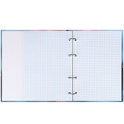 тетрадь на кольцах  80л  "нежная сакура"