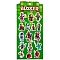 наклейки 3d bloxer 10*22см ассорти