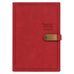 ежедневник а5 недатиров. 100л  обложка кож.зам.на магнитной застёжке