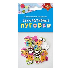 декоративные пуговки "животные"