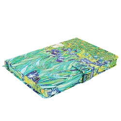 Блокнот 12,7*19 см 112л на магнитной застёжке "Ирисы"