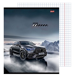 тетрадь  48л кл. "микс авто-2" обложка цветная мелованная