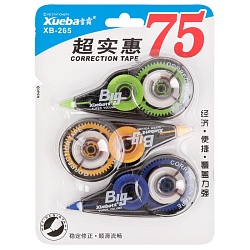 корректирующая лента в роллере 5мм*6м в наборе 3шт