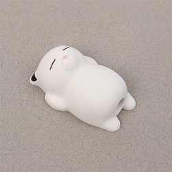 насадка-ластик на карандаш "котик" белый 