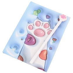 Блокнот 13*18см 50л в клетку + ручка "Meow"