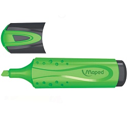 текстмаркер "maped" зелёный, линия 1-5мм