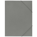 Папка на резинке А4 "Brauberg" 500мкм серая