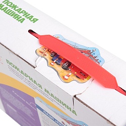 пазл "пожарная машина" панно 63*47см 20 деталей (уценка)