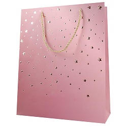 пакет подарочный 26*32*10см  "звездочки"