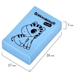 ластик школьный brauberg