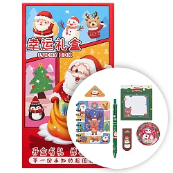 Набор подарочный (блокнот, ручка, зажим, закладка, набор стикеров)