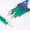 карандаш ч/г пластиковый с ластиком "darvish" hb корпус зеленый шестигранный