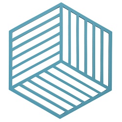 подставка под горячее в форме шестигранника ассорти