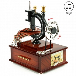 сувенир-шкатулка "швейная машинка" музыкальная