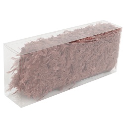 пенал на молнии коричневый