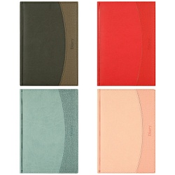 ежедневник 14*20,5см недатиров. 192л  обложка кожзам