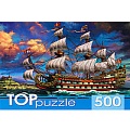 Пазлы  500 элементов Парусник в море