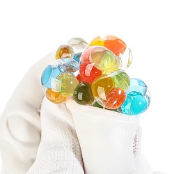 игрушка жмяка с сеткой, череп 6.5*6.5 см, цвета в асс.