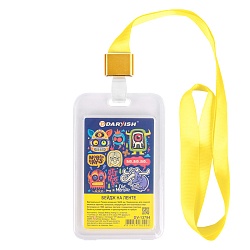 бейдж на ленте вертикальный 