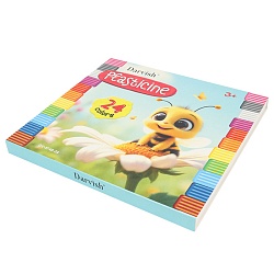 пластилин 24цв "darvish" 480г со стеком