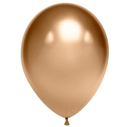 шар воздушный 12" хром золотой gold  50шт/уп