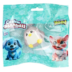 игрушка антистресс сквиш малыш, пингвинчик серый