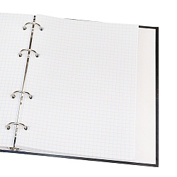 тетрадь на кольцах  80л  "синий автомобиль-8"