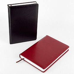 ежедневник а5 недатиров. 136л обложка кож.зам. ассорти