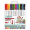 фломастеры и линеры 2в1 24 цвета