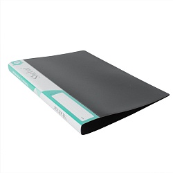 папка с зажимом и карманом а4 чёрная