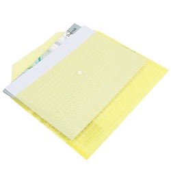 папка-конверт на кнопке а4 желтая 160мкм