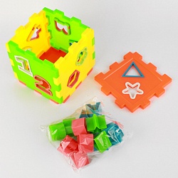 кубик-сортёр 12,5*12,5см. игрушка