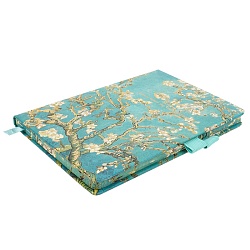 Блокнот 14,5*21см 80л  "Цветущий миндаль"