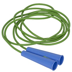 скакалка 2,4м, d шнура 4мм (в сетке)